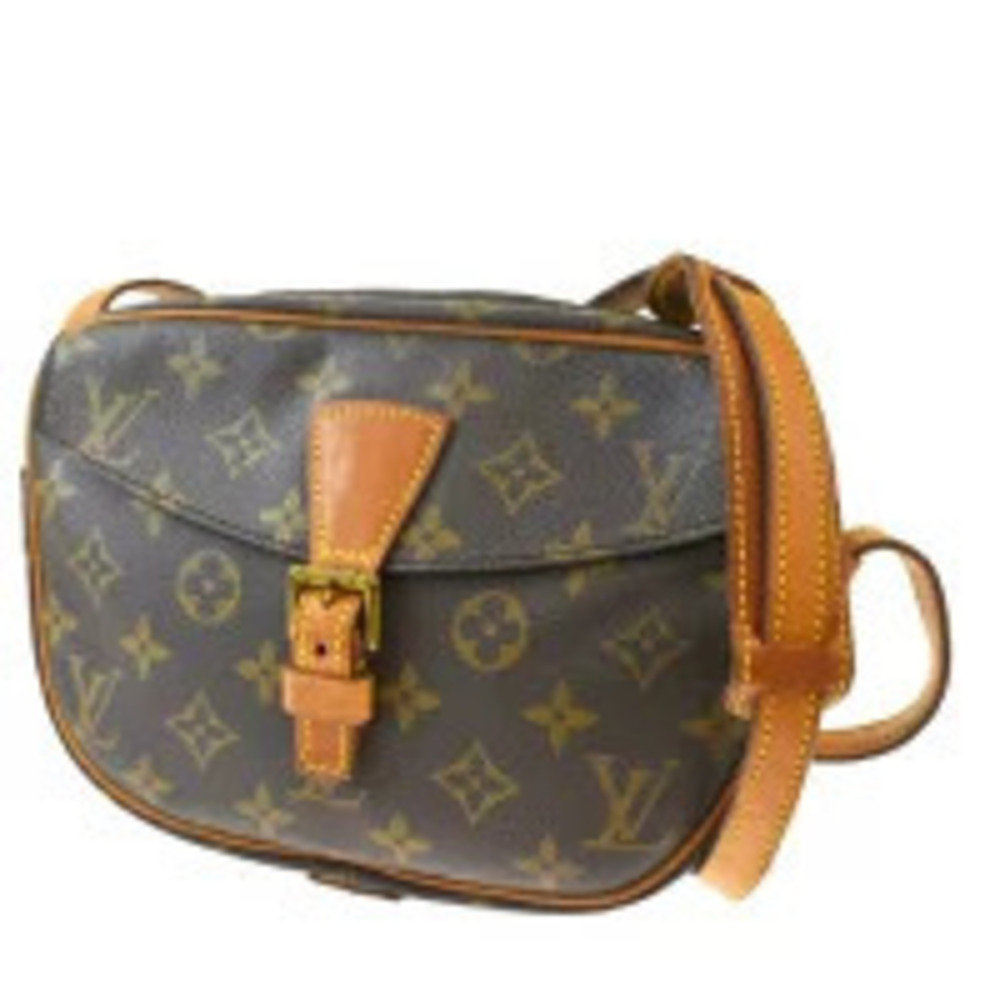 Louis Vuitton Jeune Fille Monogram Leather Shoulder Bag Brown